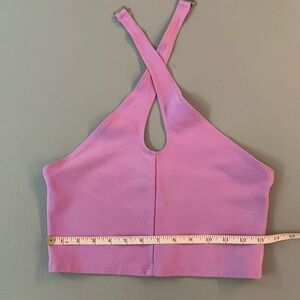 Cross cross crop top